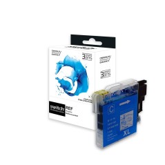 SWITCH Brother B980/1100C Cartouche compatible avec LC980/LC1100C - Cyan