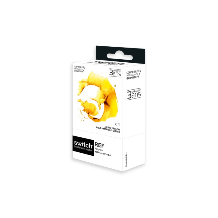 SWITCH Epson E407Y Cartouche compatible avec C13T07U440 - Jaune