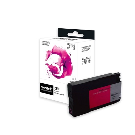 SWITCH hp H951XLM Cartouche compatible avec CN047AE - Magenta