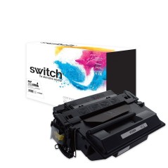 SWITCH Toner compatible avec CE255X, 55X, 724H - Noir