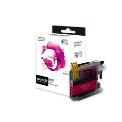 SWITCH Brother B123M Cartouche compatible avec LC121/123M - Magenta