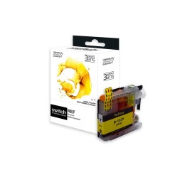 SWITCH Brother B123Y Cartouche compatible avec LC121/123Y - Jaune