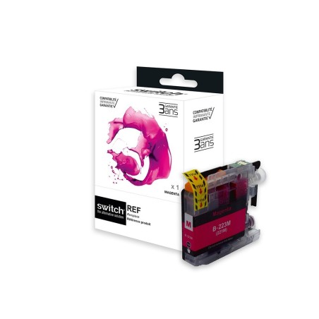 SWITCH Brother B223M Cartouche compatible avec LC223M - Magenta